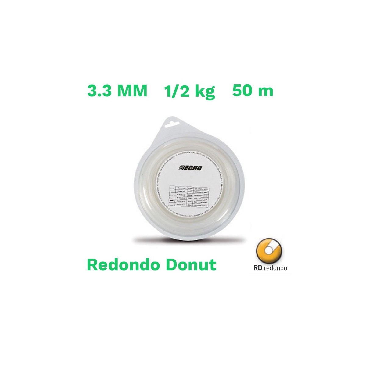 Echo hilo nylon redondo donut 3