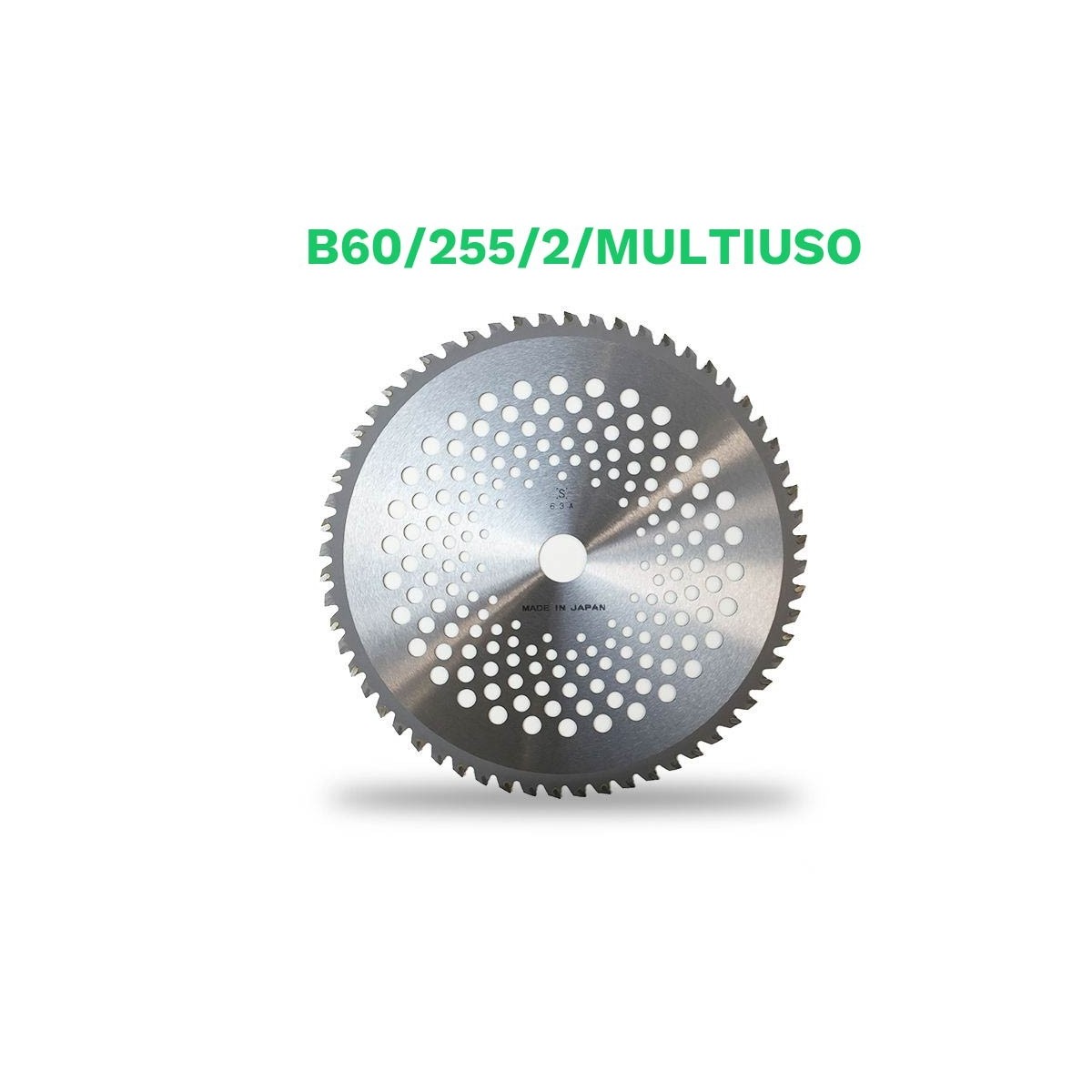 Echo disco metalico 60 dientes b60/255/2 (multiuso) p.tungsteno
