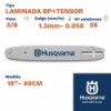 Husqvarna espada laminada bp+tensor 1.3mm 56 eslabones-pc 3/8  16"- 40cm