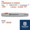 Husqvarna espada laminada x-force 1.3mm 64  eslabones-pc .325  15"- 38cm