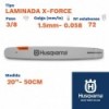 Husqvarna espada laminada x-force 1.5mm 72 eslabones-pc 3/8   20"- 50cm