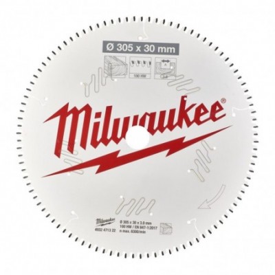 Milwaukee disco sierra circular heavy duty 305x30x3