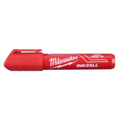 Milwaukee marcador punta cincelada inkzall 6mm rojo