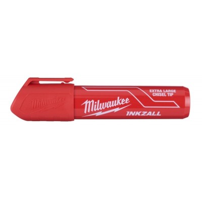 Milwaukee marcador con punta cincelada inkzall xl rojo 14mm