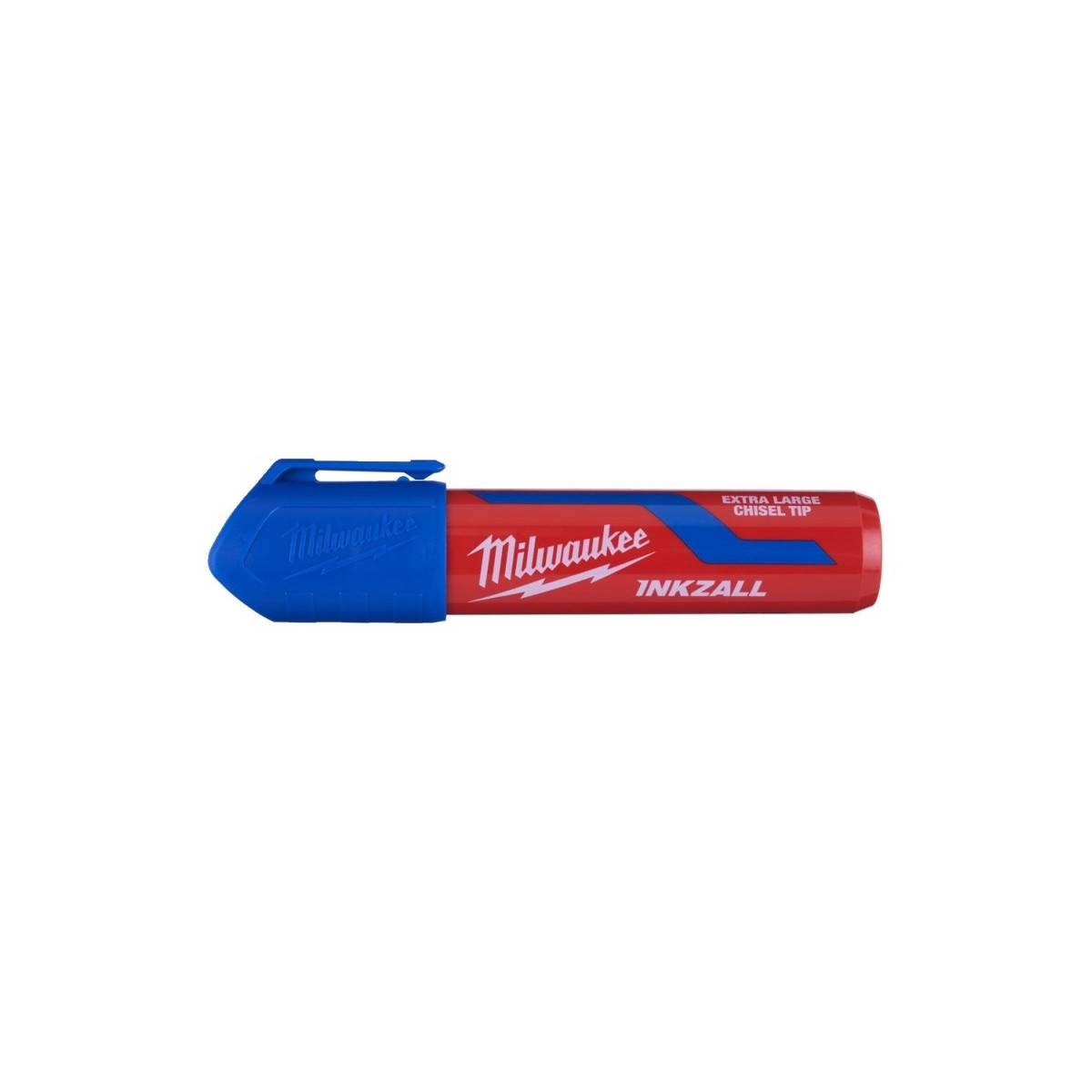 Milwaukee marcador con punta cincelada inkzall xl azul 14mm