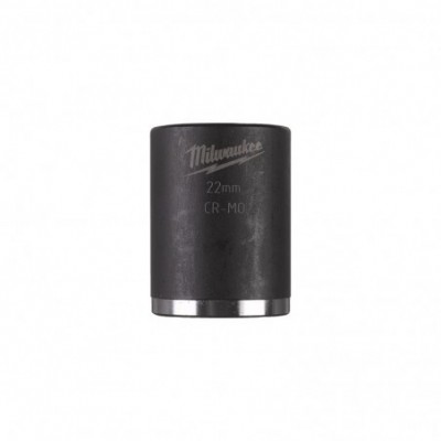 Milwaukee vaso de impacto (corto) 1/2 shockwave impact duty-22mm