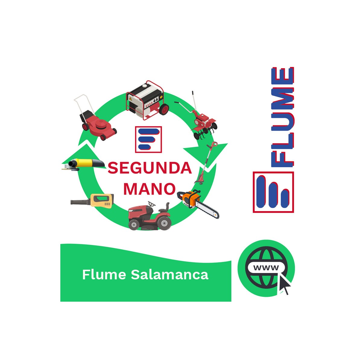 La gama más amplia de máquinas de segunda mano en Flume Salamanca. Completamente revisadas