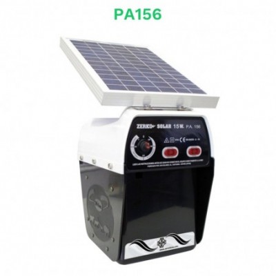 Pastor electrico zerko solar c/placa pa156 12v-18ah-0