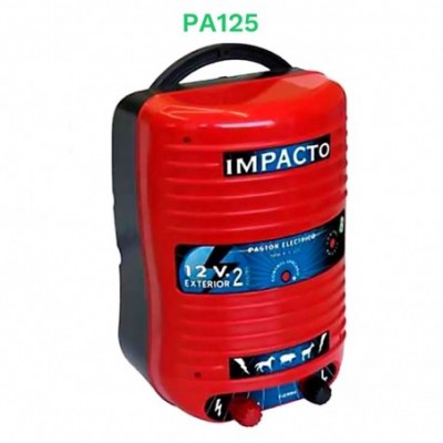 Pastor electrico impacto pa125 bateria 12v-red 220v-2j